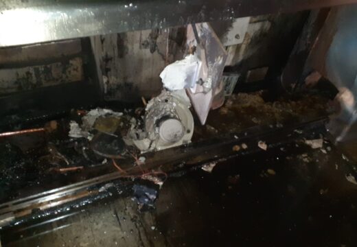 Extinto un incendio no forno dunha panadería no Concello de Abegondo